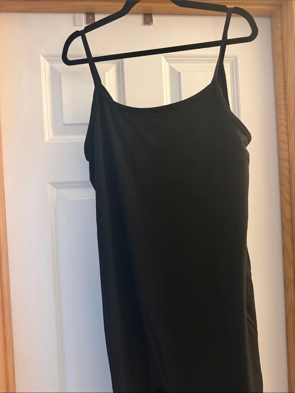 NWOT GAP Black Maternity Tank Jumpsuit - Picture 5 of 6
